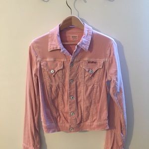 Pink Jean Jacket by Hudson